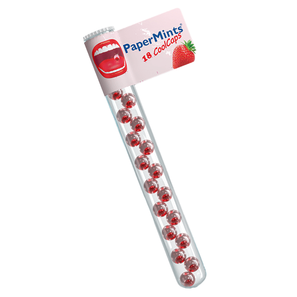 Coolcaps Tube Fraise 18 unités