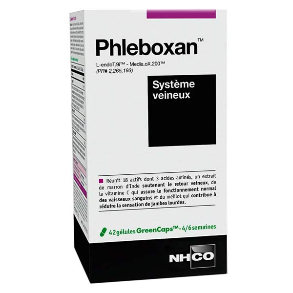 Phleboxan Confort Circulatoire Jambes Lourdes 42 gélules