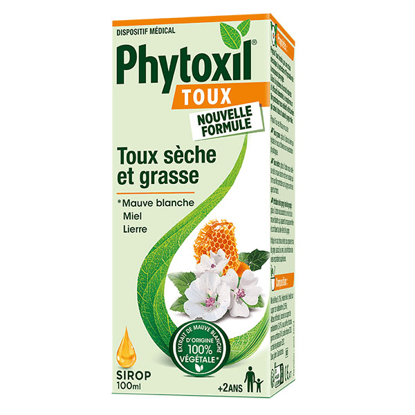 Toux Sirop - Soulage la toux sèche et toux grasse -​Dispositif médical​ - 100ml