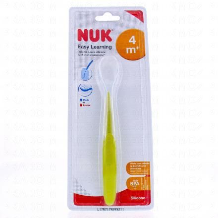 Easy learning - Cuillères douces silicone +4mois 1 unité