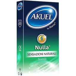 Akuel Naturel Préservatifs 6uts