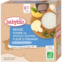 Brassé Pomme DE Nouvelle-Aquitaine Fleur D'oranger dès 6 mois