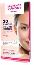 20 Bandes de Cire Froide Visage - Boîte 20 bandes + 2 lingettes + 1 notice