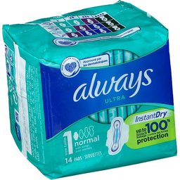 Always Ultra Normal 14 Serviettes