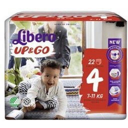 Up & Go Maxi Fraldas Tamanho 4 7 a 11kg 22 Unidades