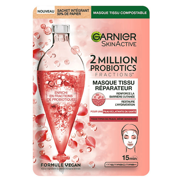 Skin Active Masque Tissu Réparateur 2 Million Probiotics 22g
