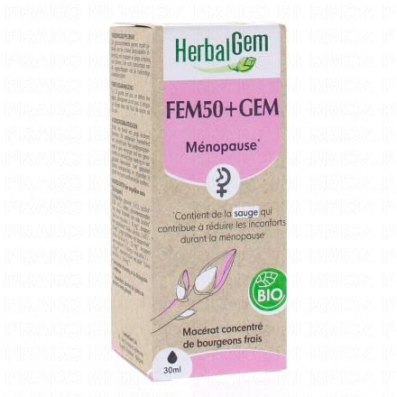 Concentré de bourgeons frais - Fem50 +Gem Ménopause Bio 30ml