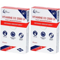 Vitamine D3 2000 UI Film orodispersible