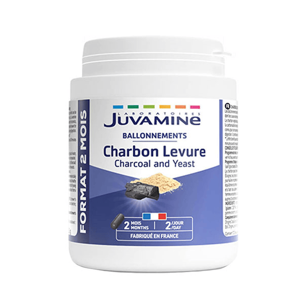 Charbon Levure 120 gélules