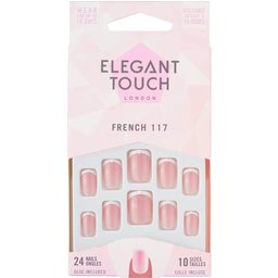 French False Nails 117 Squoval Pink 24uts