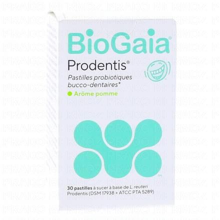 Prodentis Pastilles probiotiques bucco-dentaires x30 pastilles pomme