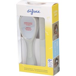 Difray Kit brosse et peigne pour bébé Bleue