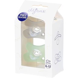 Sucettes Silicone 6-12M Natural Fit – Lot de 2 Tétines Durables – Pierre-CaramelSauge