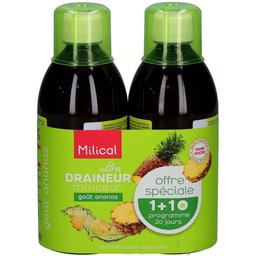 Milical Draineur Ultra Goût Ananas