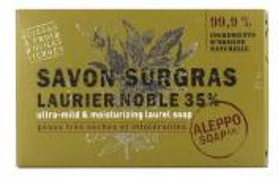 Savon d'Alep Surgras Laurier Noble 35% - 150 g - Pain 150 g