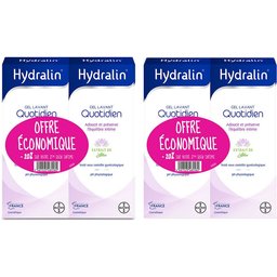 Hydralin Quotidien Gel Lavant Lot de 2 x 200 ml -20% Equilibre Intime