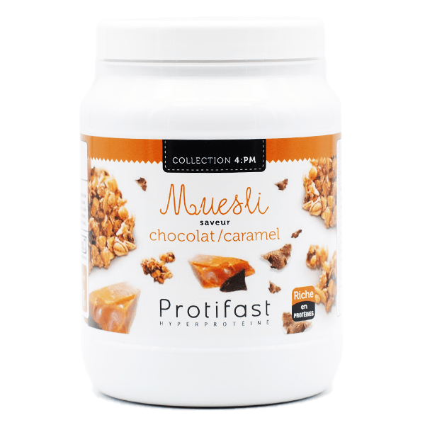 En-Cas Hyperprotéiné Muesli Chocolat Caramel Pot 450g