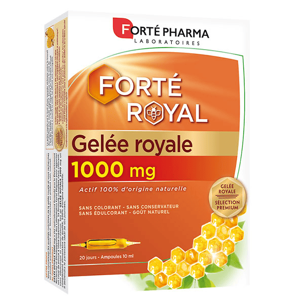 Gelée Royale 1000mg Immunité 20 ampoules