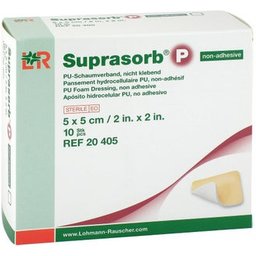 P Pansement Hydrocellulaire Non Adhésif 5x5cm 10uts