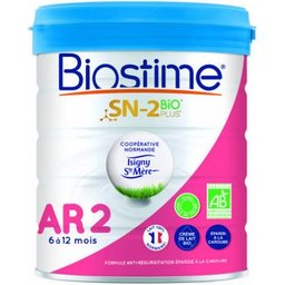 SN2 Bio AR2 Lait En Poudre 6-12 Mois 800g