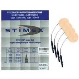 Stimex Électrode Ronde Électrostimulation 50mm 4uts