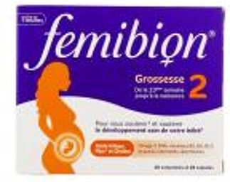 Grossesse 2  dès la 13ème Semaine 28 Comprimés & 28 Capsules - Boîte 28 comprimés + 28 capsules