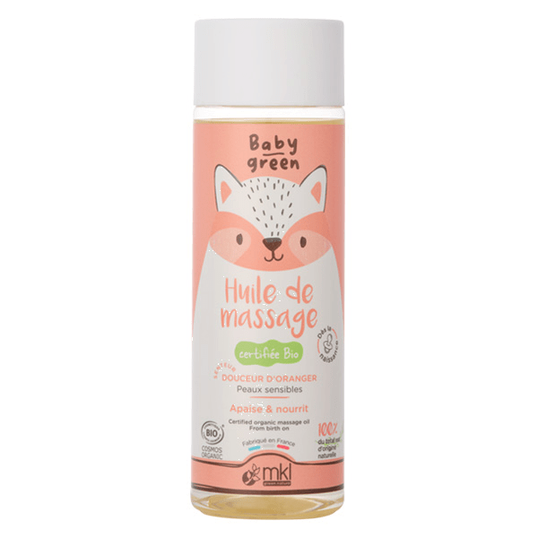 Baby Green Huile de Massage Bio 100ml