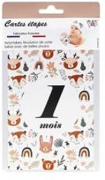Cartes Étapes Enfant - 12 Cartes - Pochette 12 cartes