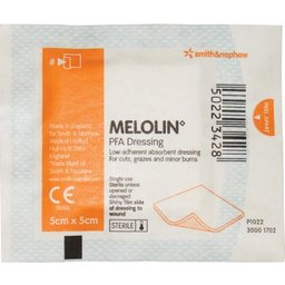 Apósito Melolin Estériles 5x5cm 100uds