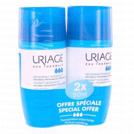 Soin & Hygiène - Déodorant roll-on puissance 3 lot de 2