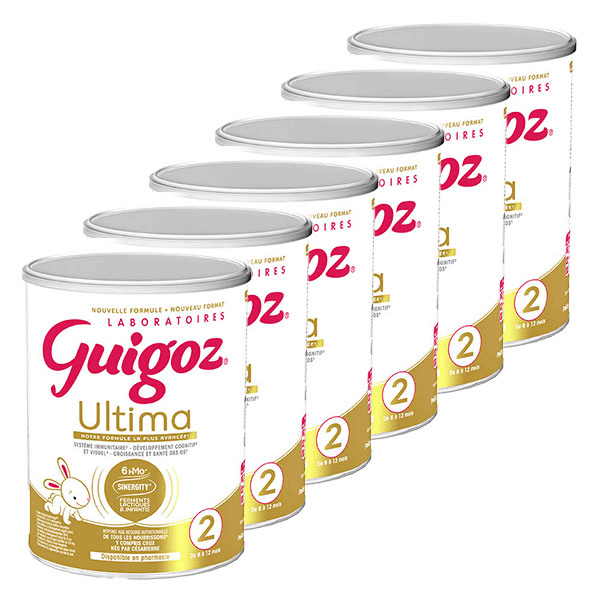 Ultima Sinergity 2ème âge Lait infantile - 780g Lot de 6