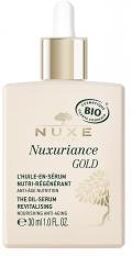 Nuxuriance Gold L'Huile-en-Sérum Nutri-Régénérant Anti-Âge Peaux Sèches Bio 30 ml - Flacon compte goutte 30 ml