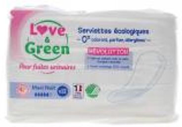 Pour Fuites Urinaires Serviettes Hypoallergéniques et Écologiques