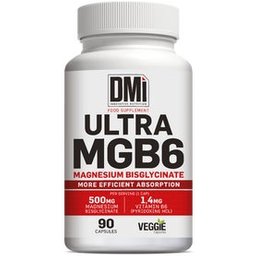 Ultra Mgb6 Magnesium Bisglycinate 90 Capsules
