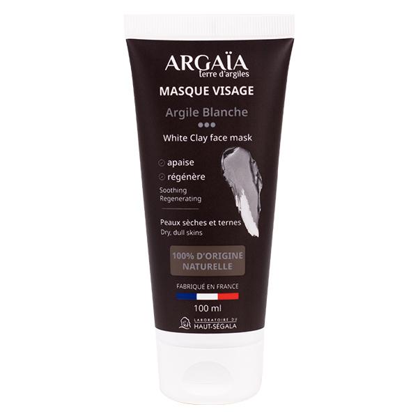 Argaïa Masque visage argile Blanche 100ml