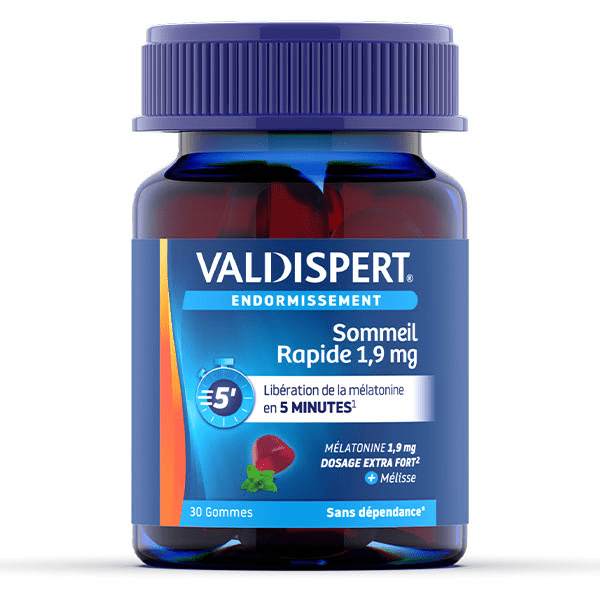 Mélatonine 1,9mg Sommeil Rapide Complément Alimentaire 30 Gummies