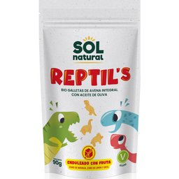 Reptil's Bio Galletas Avena Integral y Fruta 90g