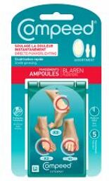 Ampoules Assortiment Pack 3 en 1 5 Pansements - Boîte 5 pansements