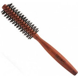 Brosse ronde en bois Nylon 12mm