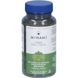 Vegan EPA + DHA – Oméga-3 d’algues pour cœur & cerveau