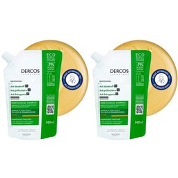 Dercos Ecorecharge Antipell DS shampooing traitant pellicules & démangeaisons chvx secs 500ml