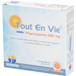 Tout En Vie® Phycocyanine en ampoules de 100 mg