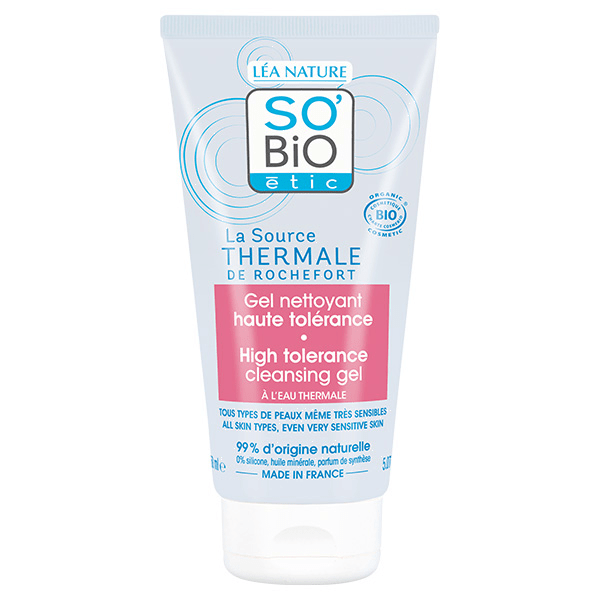 So'Bio Étic Eau Thermale de Rochefort Gel Nettoyant Haute Tolérance Bio 150ml