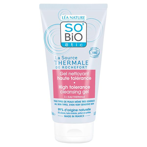 So'Bio Étic Eau Thermale de Rochefort Gel Nettoyant Haute Tolérance Bio 150ml