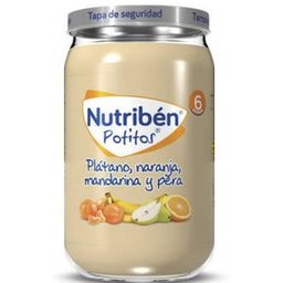 Nutriben Banane Orange Mandarine et Poire Potito 235 g