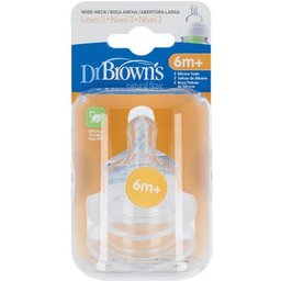 Pediact Dr Brown's Tétine Col Niv3 x2