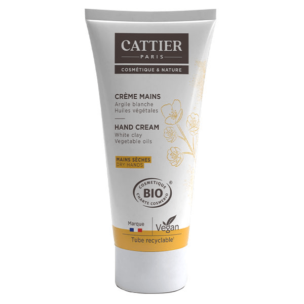 Argile Blanche Crème Mains Sèches Bio 75ml