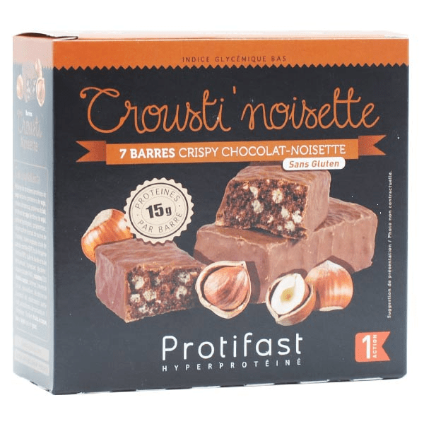 En-Cas Hyperprotéiné Crousti' Noisette 7 barres