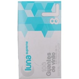 Luna Gants en vinyle sans poudre Taille L 100pcs