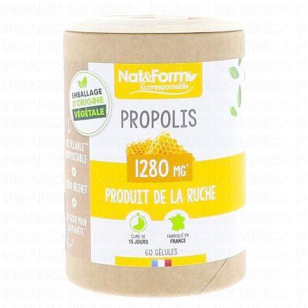 NAT & FORM Ecoresponsable - Propolis 1280mg x60 gélules